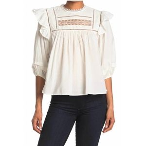 Prairie Lace White Top